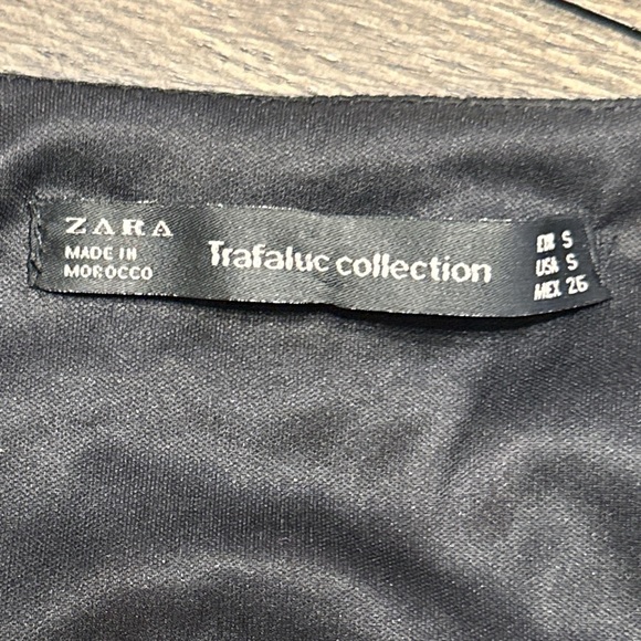 Zara Black and Orange Long Sleeve Sundress - Picture 5 of 5